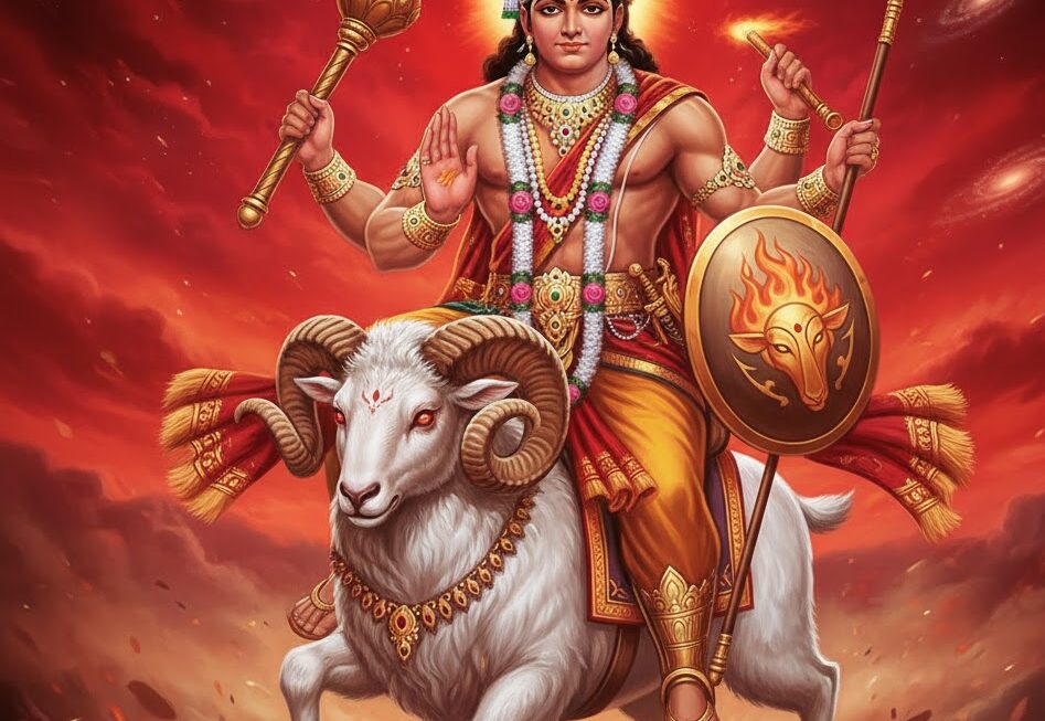 Mars (Mangal): Energy, Courage, and Conflict