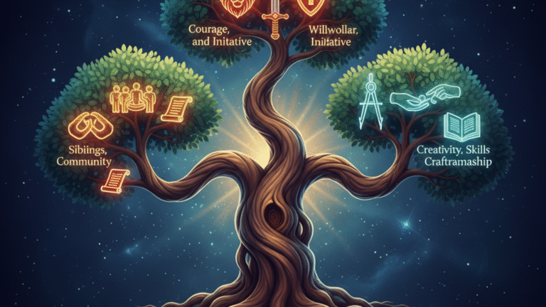 D3 (Drekkana Chart): Siblings and Courage